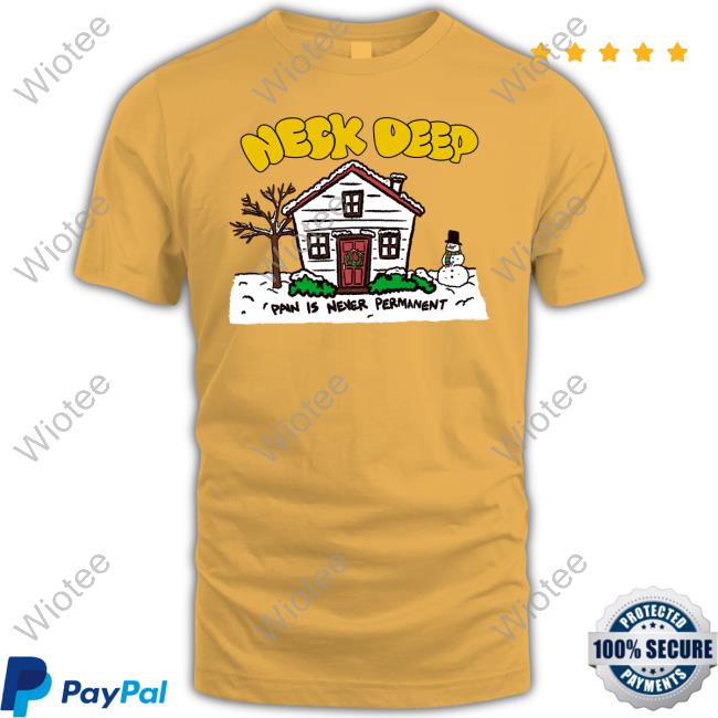 Neck Deep Merch Pain Is Never Permanent December Crewneck Official Neck Deep Merch December Crewneck