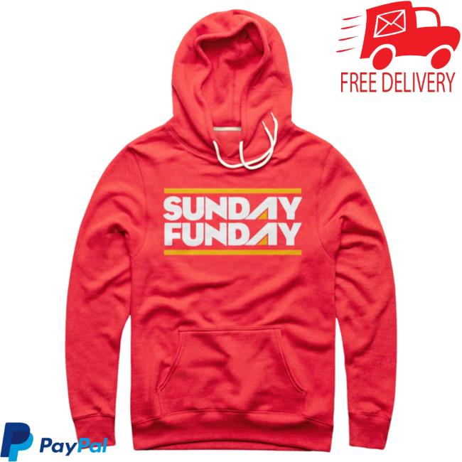 Official Kansas City Chiefs Westside Storey Charlie Hustle | Sunday Funday T Shirt - Red