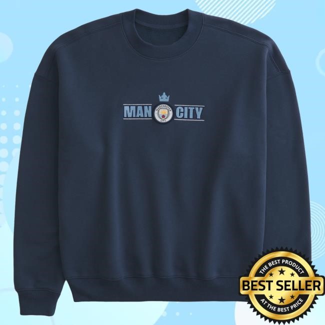 Official Hollister Shop Boxy Manchester City FC Graphic Sweatshirts HollisterCo