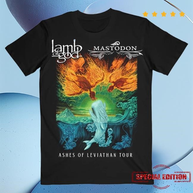 Official Lamb Of God Merch Store Lamb Of God Ashes Of The Leviathan Itin T Shirt