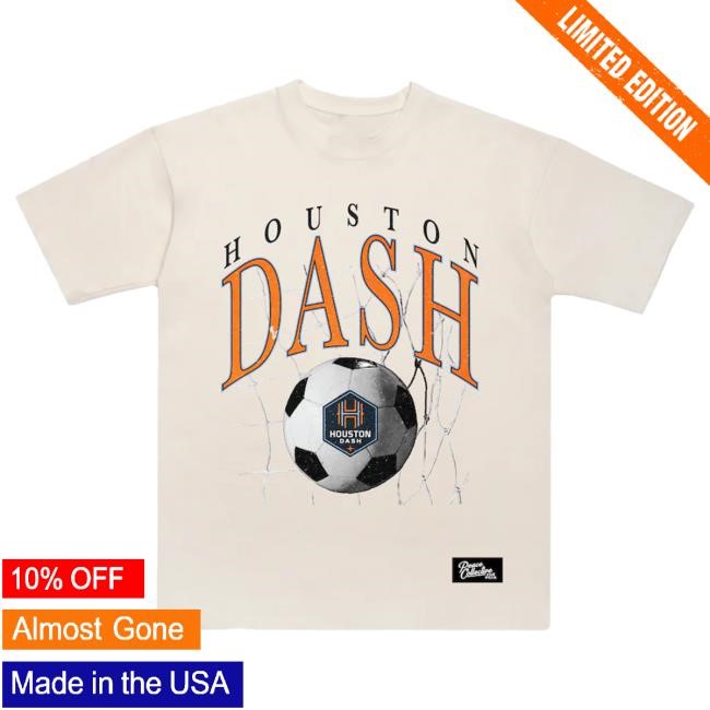 NWSL Shop Store Merch Official Unisex Houston Dash Heavyweight Shirt