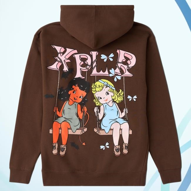 Official Sam And Colby Merch Store Polar Opposites Hoodie Brown Xplr Shop Official Sam And Colby Merch Store Polar Opposites Hoody Brown Xplr Shop