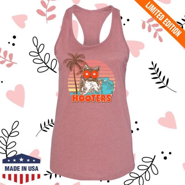 Official Hooters Store Ladies Surfs Up Tank Top Shirt Official Hooters Store Ladies Surfs Up Tank Tees