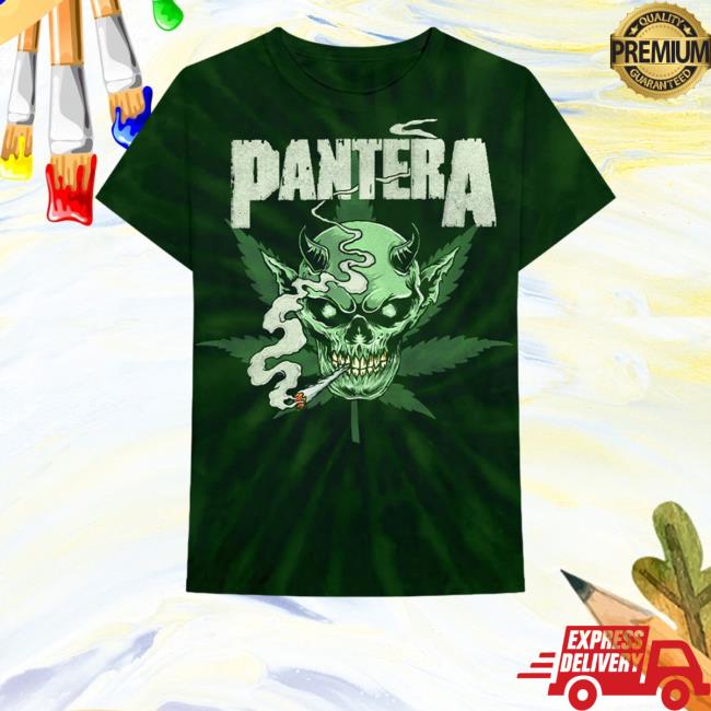 Official Skull Pantera Tie Dye Top Shirt
