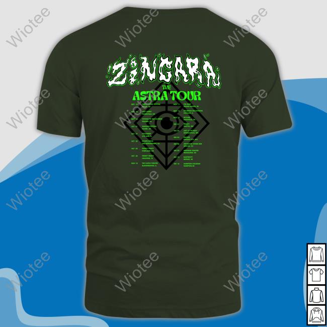 Shop Kt8 Merch Zingara - The Astra Tour T-Shirt Shop Kt8 Merch Zingara - The Astra Tour Long Sleeve T-Shirt