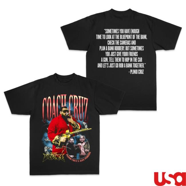 Official Full Violence Clothing Coach Plinio The Heist "Classic" Shirt 2024 in Black