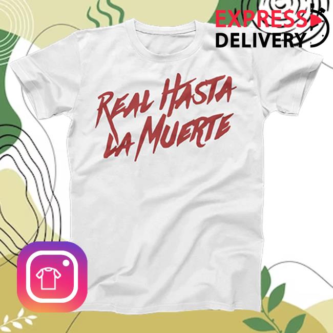 Official Anuel Aa Clothing Store Shop Anuelmerch RHLM Real Hasta La Muerte Tee White / Red Anuelaa Merch