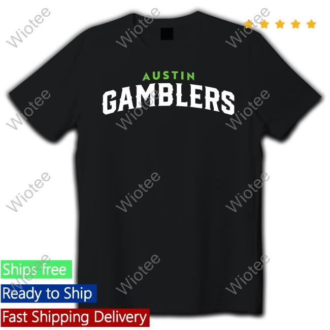 Austin Gamblers Merch Austin Gamblers Icon Hooded Sweatshirt