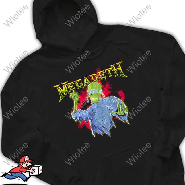 Megadeth Store Black Vic Ghoul TShirt Black Vic Ghoul Crewneck Sweatshirt