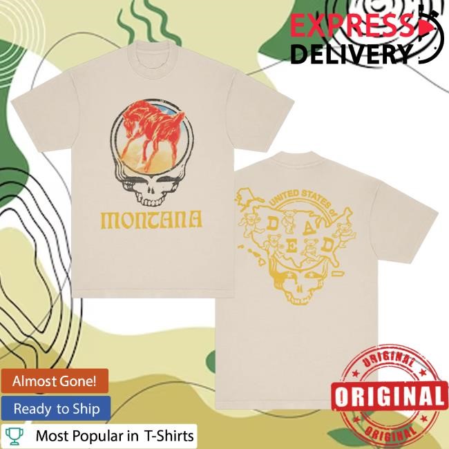 Grateful Dead Montana United States of Dead Top Shirt | Grateful Dead Merch Store Official Grateful Dead Montana United States of Dead Hot Shirt | Grateful Dead Merch Store Official