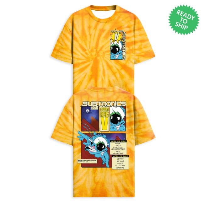 Official Subtronics Merch Store Subtronics - Cyclops Rocks V Midweight Tie Dye Shirt Official Subtronics Merch Store Subtronics - Cyclops Rocks V Midweight Tie Dye Shirt