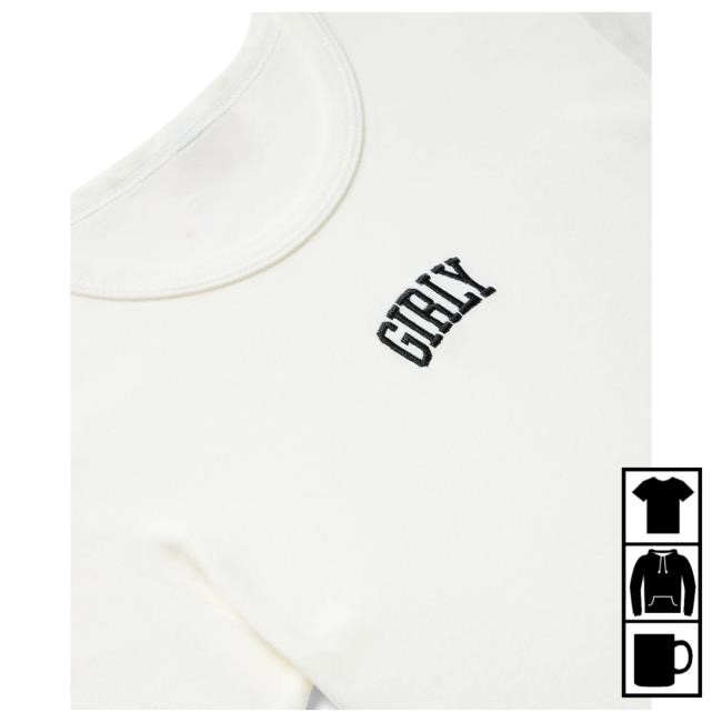 Official Toast Merch Girly Baby Tees Ecru