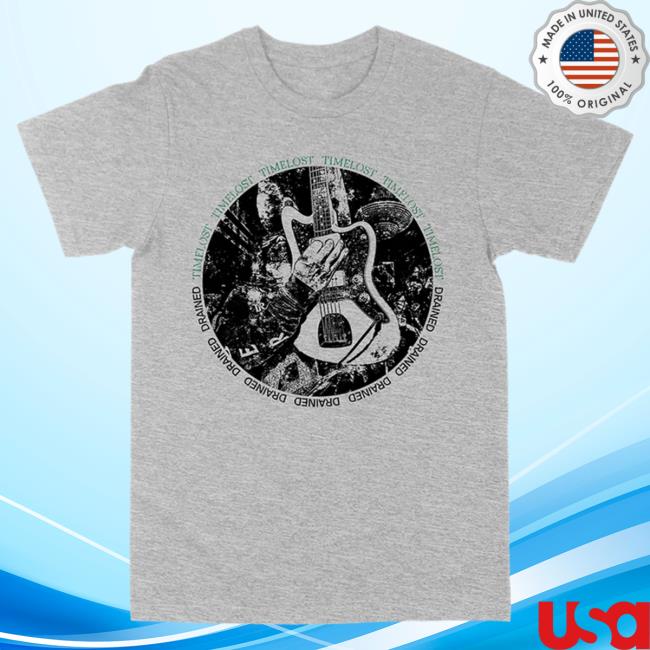 Official Death Wish Store Church Road Timelost “Drained” Heather Grey T Shirt Deathwish Inc