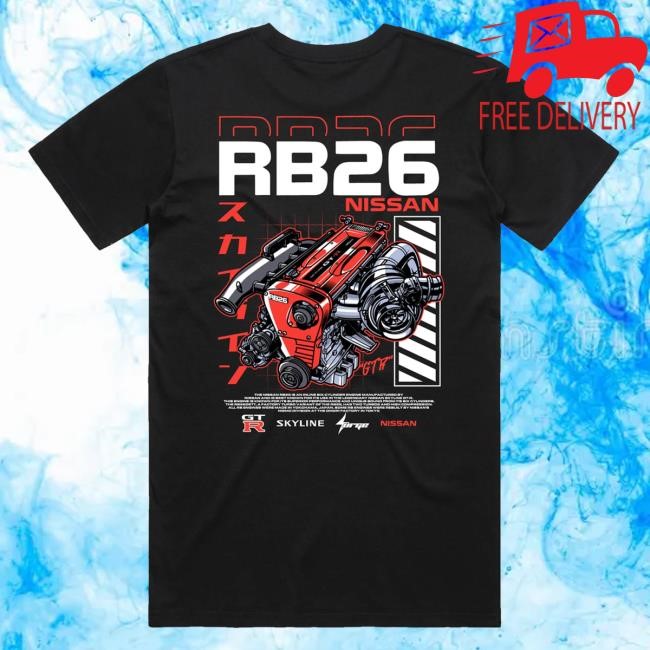 Official Benny Surge Merch Nissan Rb26 Shirt