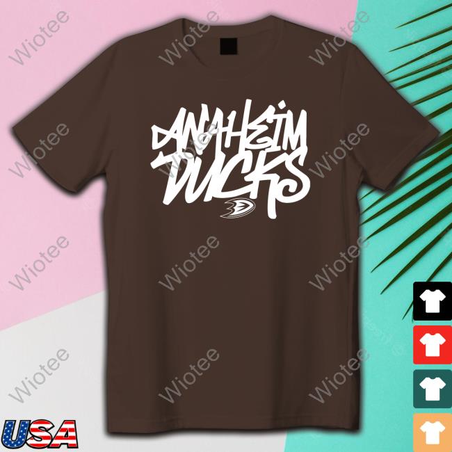 Anaheim Ducks Levelwear Richmond Graffiti T-Shirt