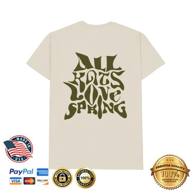 Spring Makes Me Go Mad Mr. Kat Short Sleeve Tee Madkat Store Merch Spring Makes Me Go Mad Mr. Kat T Shirt Madkat Store Merch