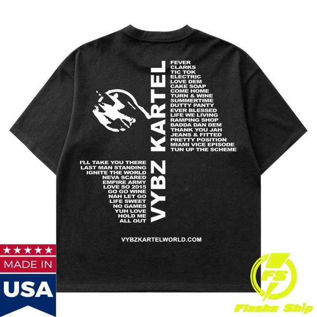 Official Vybz Kartel Merch Store Tattooed Hands Tee Official Vybz Kartel Merch Store Tattooed Hands Shirts