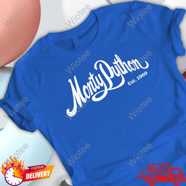 Monty Python 1969 Black Cap Official Monty Python 1969 Black Shirt