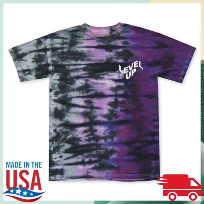 Level Up Merch Level Up Shadow Twisted Tie Dye Shirts