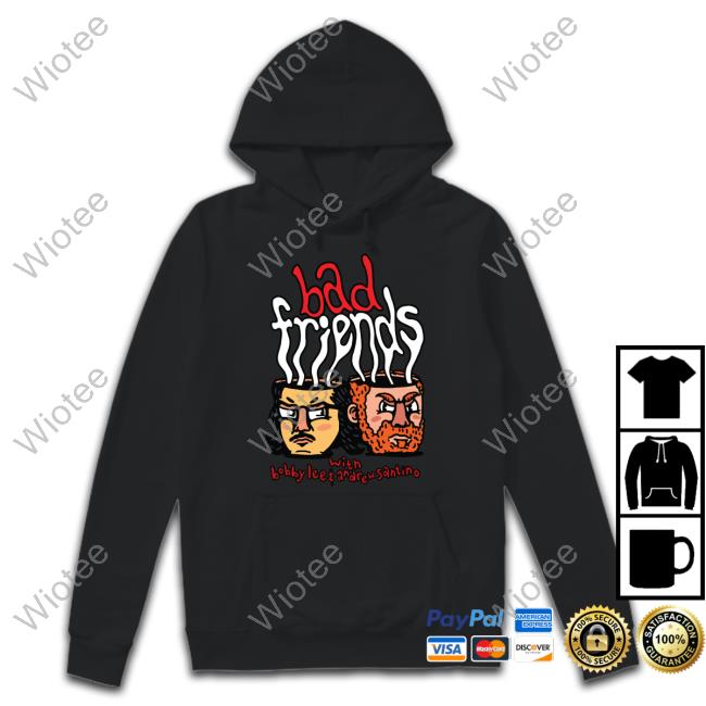 Bad Friends Merch Mugheads Hoodie Mugheads With Bobby Lee & Andrew Santino Hoodie
