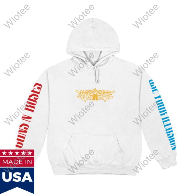 Official Guns N' Roses Clothing Store Shop Use Your Illusion White Crewneck Gnr Merch