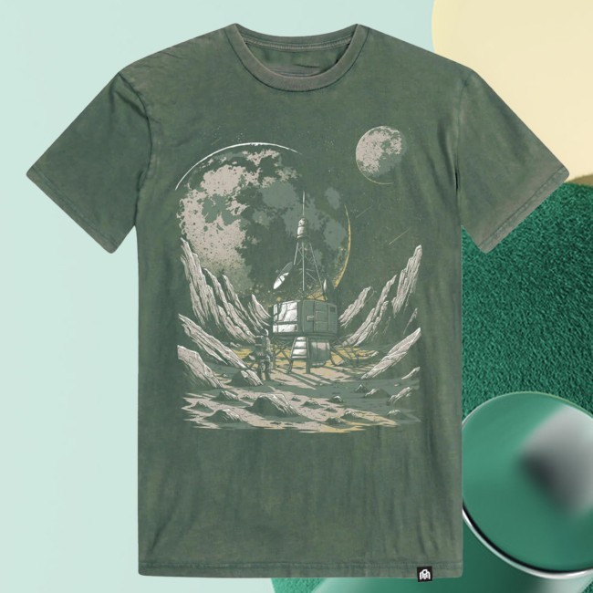 Intotheam Shop Moon Module Vintage Tee New Shirt