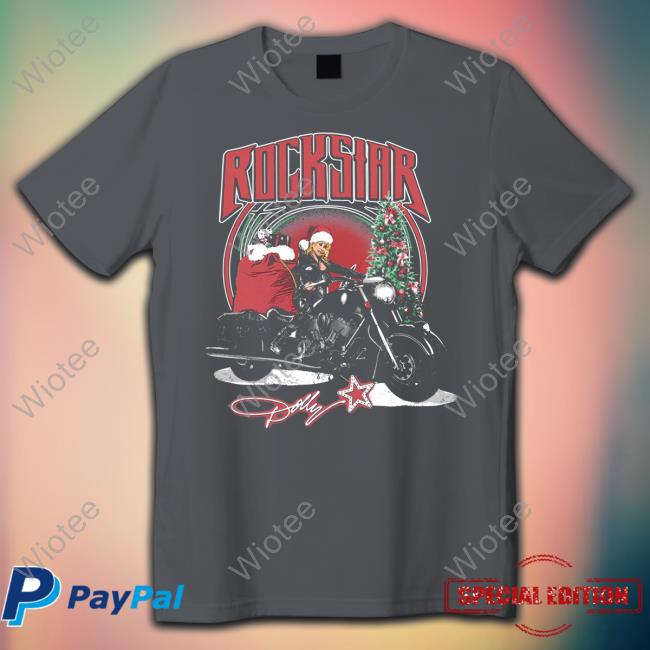 Dolly Parton Merch Moto Dolly Holiday T Shirts Official Dolly Parton Moto Dolly Holiday Tee Shirt