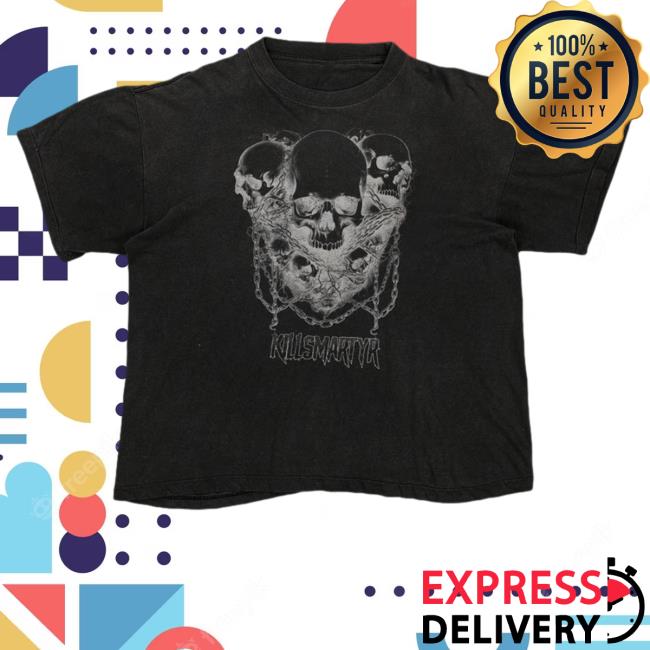 Killsmartyr Merch Killsmartyr Chain Skulls T Shirt