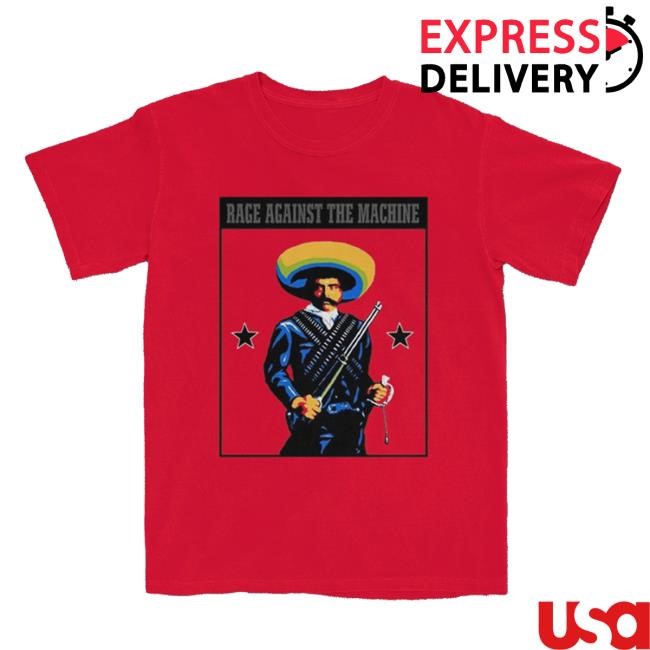Rage Merch Store Zapata Short Sleeve Shirt Rage Against The Machine Bentley Clothing Shop Apparel