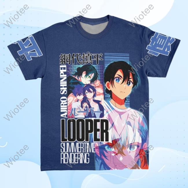 Official Anime Ape Clothing Ajiro Shinpei Summer Time Rendering Streetwear Tshirt Animeape