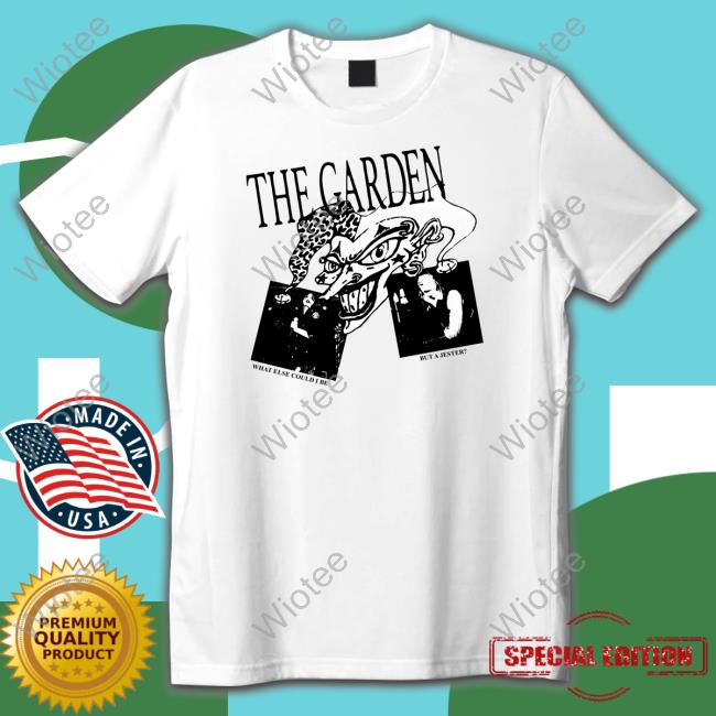 The Garden Merch The Garden Jester White Hooded Sweatshirt What Else Could I Be But A Jester