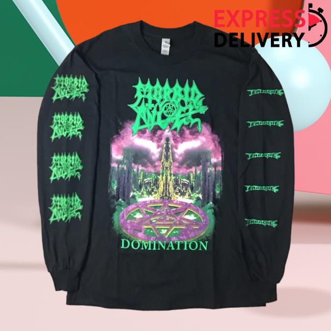 Morbid Angel Domination Long Sleeve Shirts