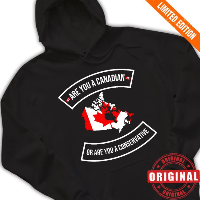 Are You A Canadian Or Are You A Conservative Shirt Clay Thompson Are You A Canadian Or Are You A Conservative Crewneck Sweatshirt