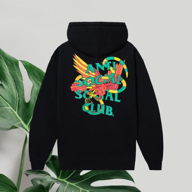 Grappling Sweatshirt Hoodie - Black – AntiSocialSocialClub