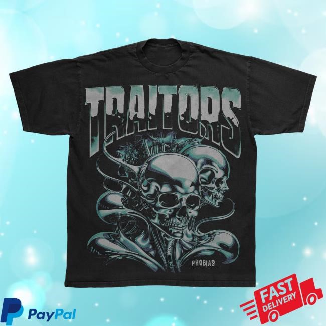 Traitors Chrome Skull Shirt – Traitors Store Merch