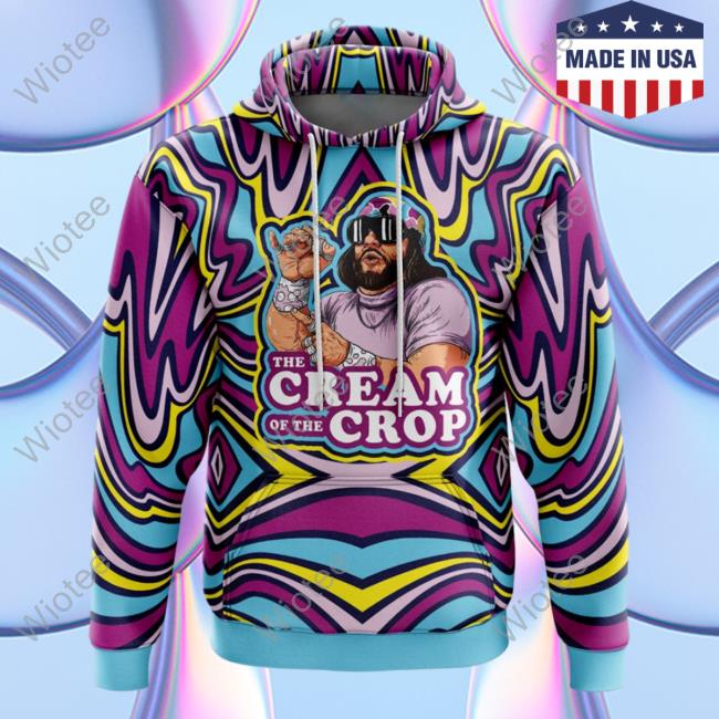 Official Anime Ape Clothing The Cream of the Crop Trippy Randy Savage Pop Culture Sweatshirt Animeape Official Anime Ape Clothing The Cream of the Crop Trippy Randy Savage Pop Culture Hooded Sweatshirt Animeape