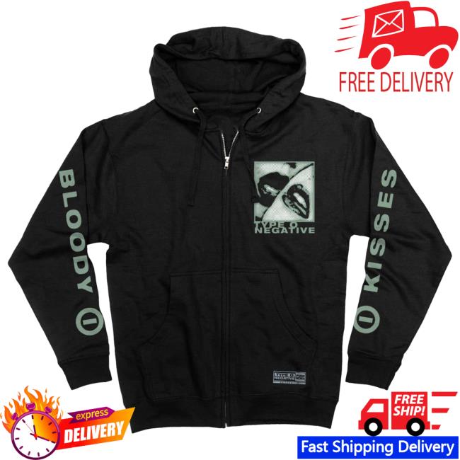 Puck Hcky Merch Shop Store Type O Negative 'Bloody Kisses' New Hoodie