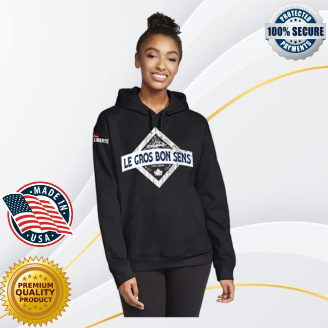 Official Poilievre Conservative Party Of Canada Kangourou Unisexe Le Gros Bon Sens Black Hoody