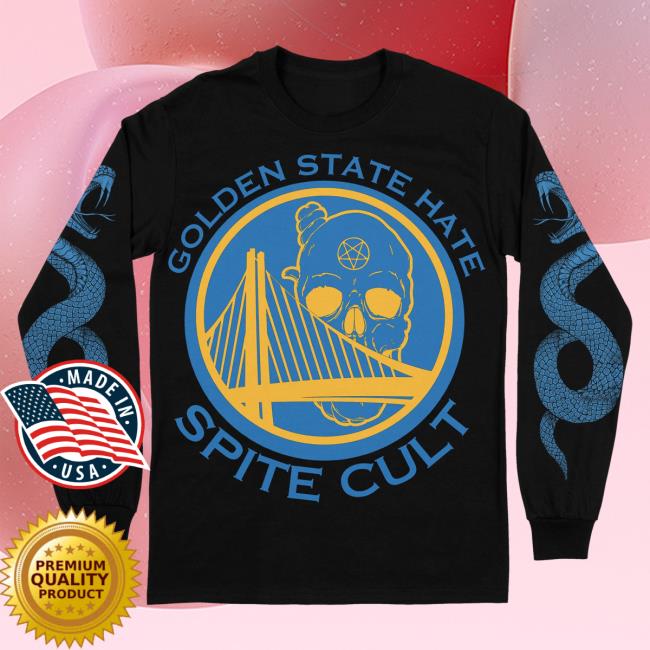 Official Spite Band Rising Merch Spite Band - Golden State Hate Long Sleeve T-Shirt Risingmerch