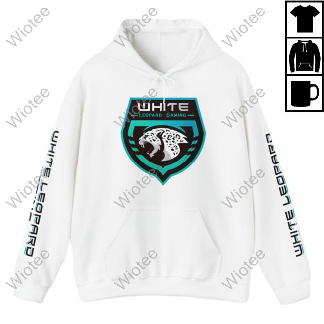 Official Soar Dogg White Leopard Gaming Sweatshirts