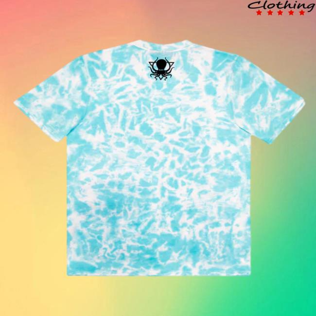 Deep Dark And Dangerous Merch Ddd Sky Blue Tie Dye Octopus Skull T-Shirt Official Deep Dark And Dangerous Merch Ddd Sky Blue Tie Dye Octopus Skull T-Shirt