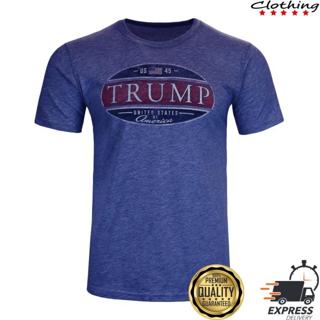 Trump Stamp Vintage Shirt - Blue - Trump Store