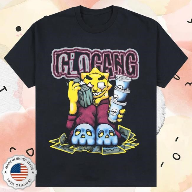 Official Glo Gang Triple Cup Threat Tee (Tan)