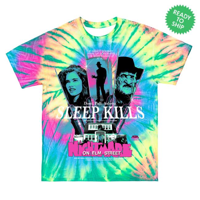 Official Studiohouse Designs Merch Store Noes Tiedye Popover Shirt Neon Nightmare (Neon) Studiohouse Designs Apparel Clothing Shop StudiohouseDesigns