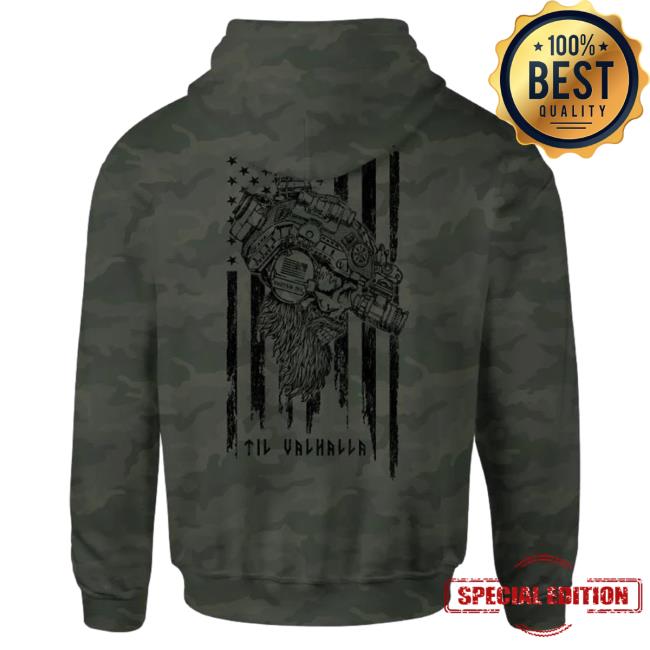 Official Howitzer Clothing Warrior Zip Up Popover Hoodie Military Green Camo