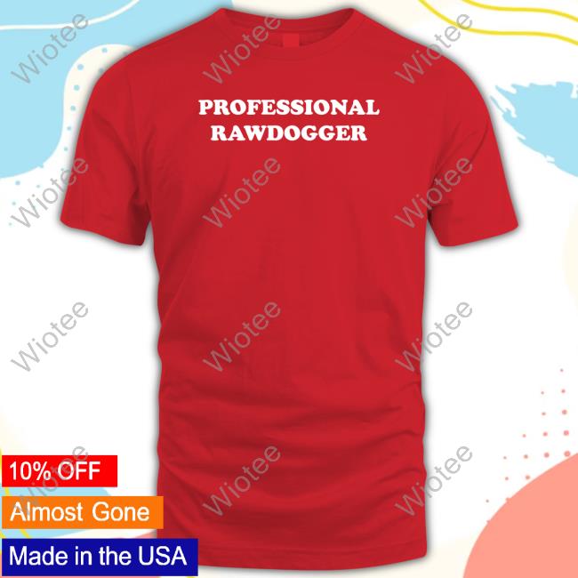 Official Jidion Merch Professional Rawdogger Black Shirts
