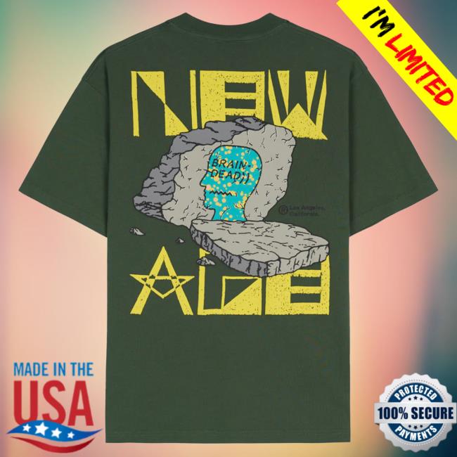 Official Brain Dead Merch Store We Are Brain Dead New Age Tee - Green Brain Dead Apparel Clothing Shop BrainDead Official Brain Dead Merch Store We Are Brain Dead New Age T-Shirts - Green Brain Dead Apparel Clothing Shop BrainDead