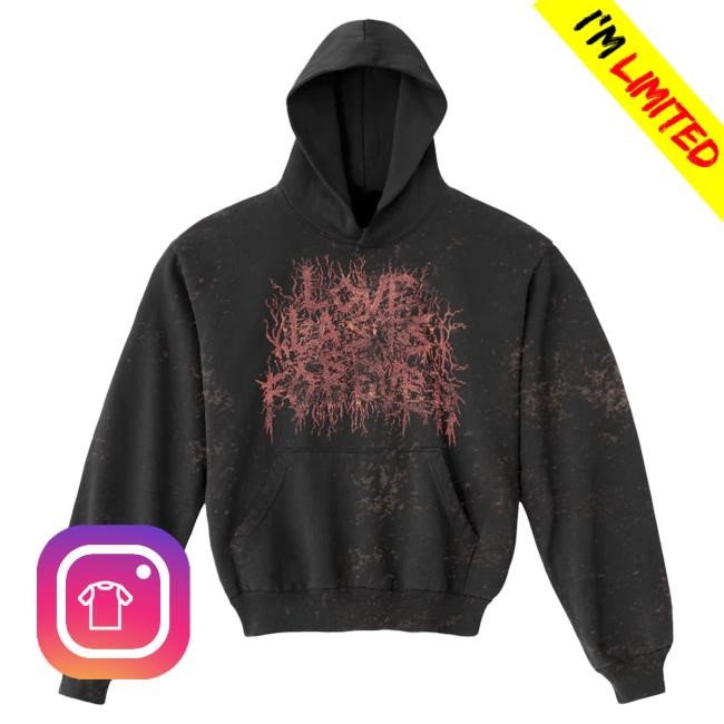 Official Destroy Lonely Merch Store Destroy Lonely Mud Metal Logo Hoody DestroyLonely