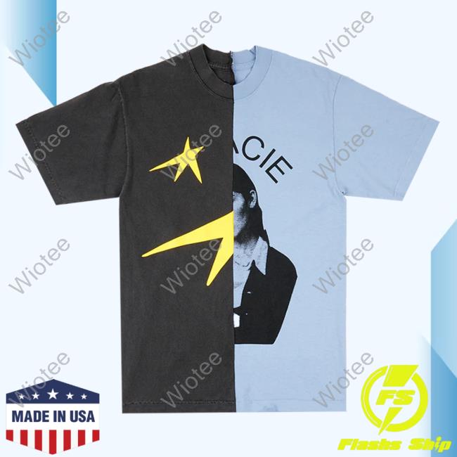Official Gracie Abrams Merch Store Star Upcycled Split Shirt New II Gracieabrams Shop