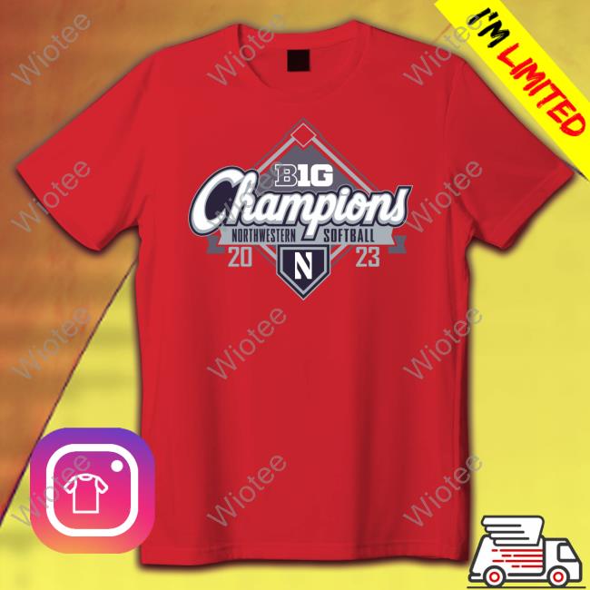Northwestern Wildcats 2023 Big Ten Softball Regular Season Champions Shirts Northwestern Wildcats 2023 Big Ten Softball Regular Season Champions Shirt